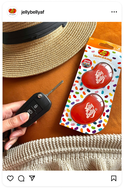 Jelly Belly Tangerine Duo Air Freshener