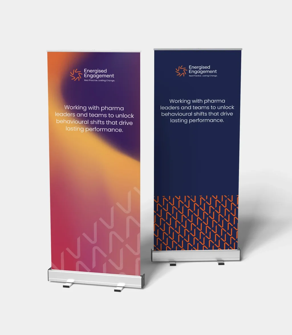 Pull up banners.