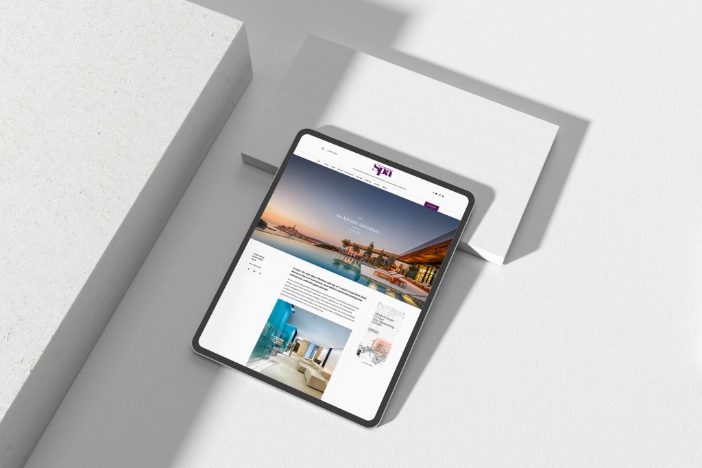 European Spa Article Page - Tablet.