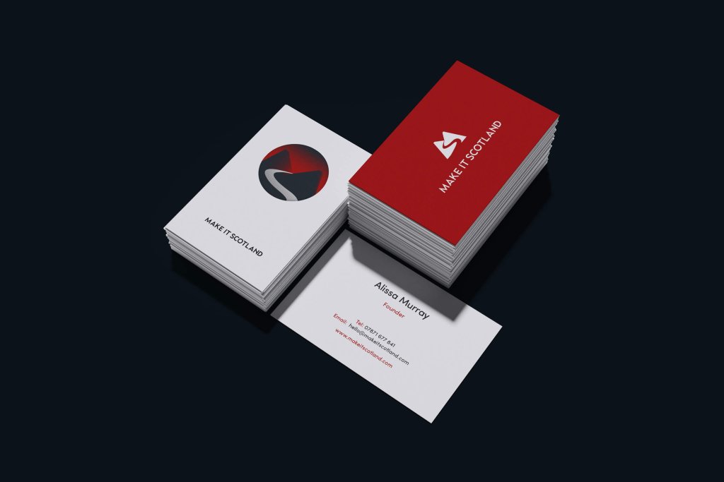 Make it Scotland Business Card Design.
