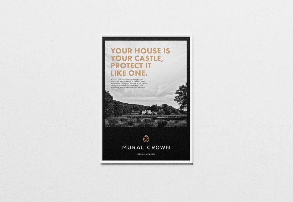 Mural Crown Ad Design.