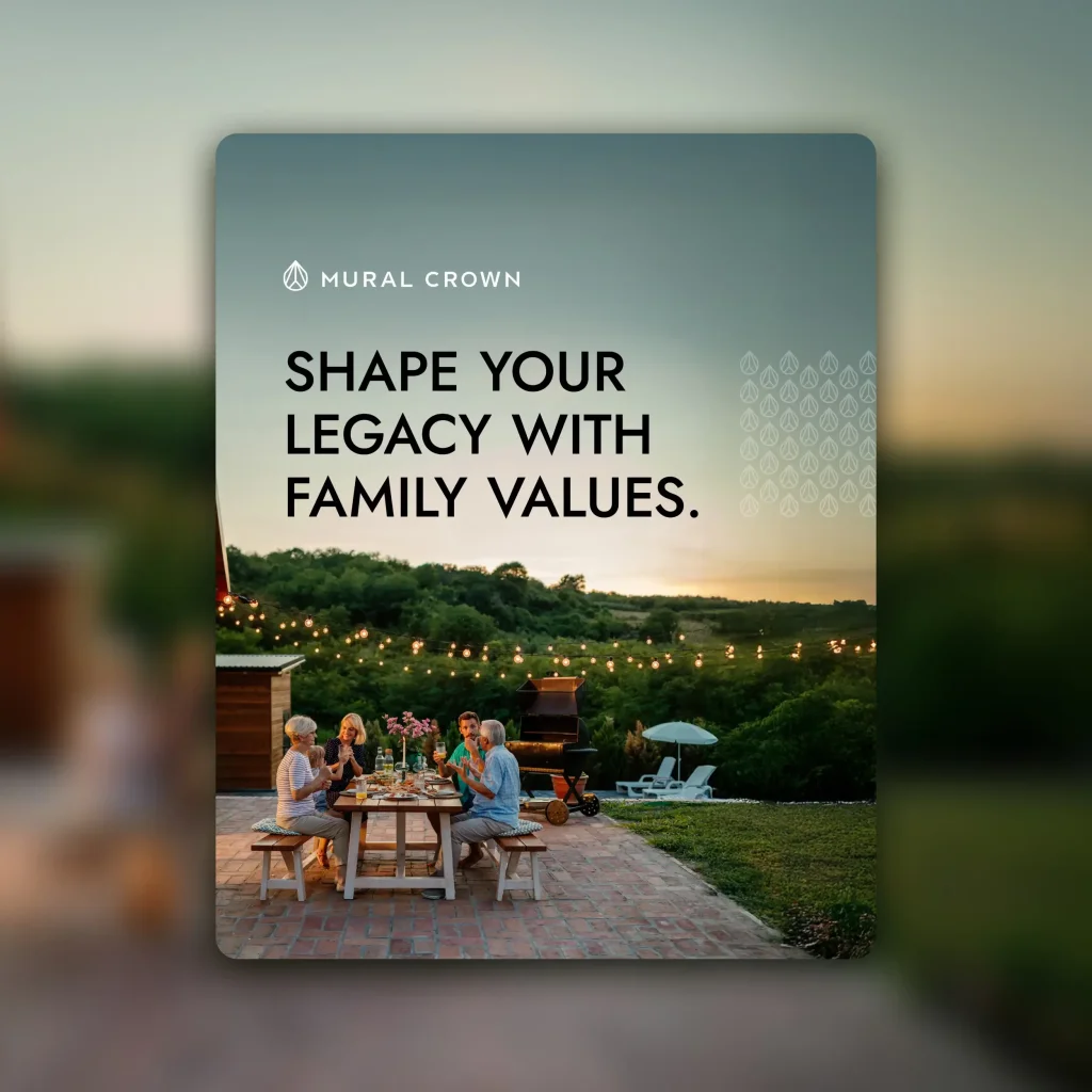 Social post example - shape your legacy.