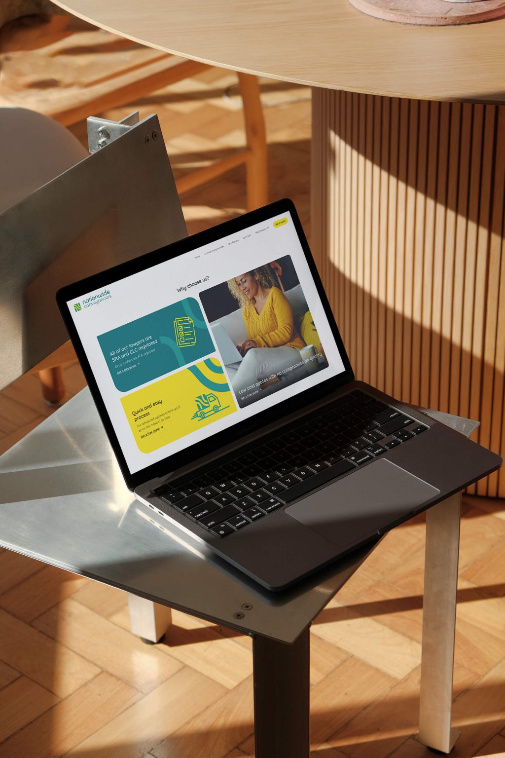 Home Page Section - Laptop.