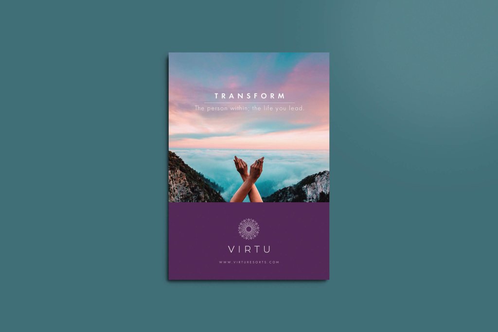 Virtu A4 Ad Design.