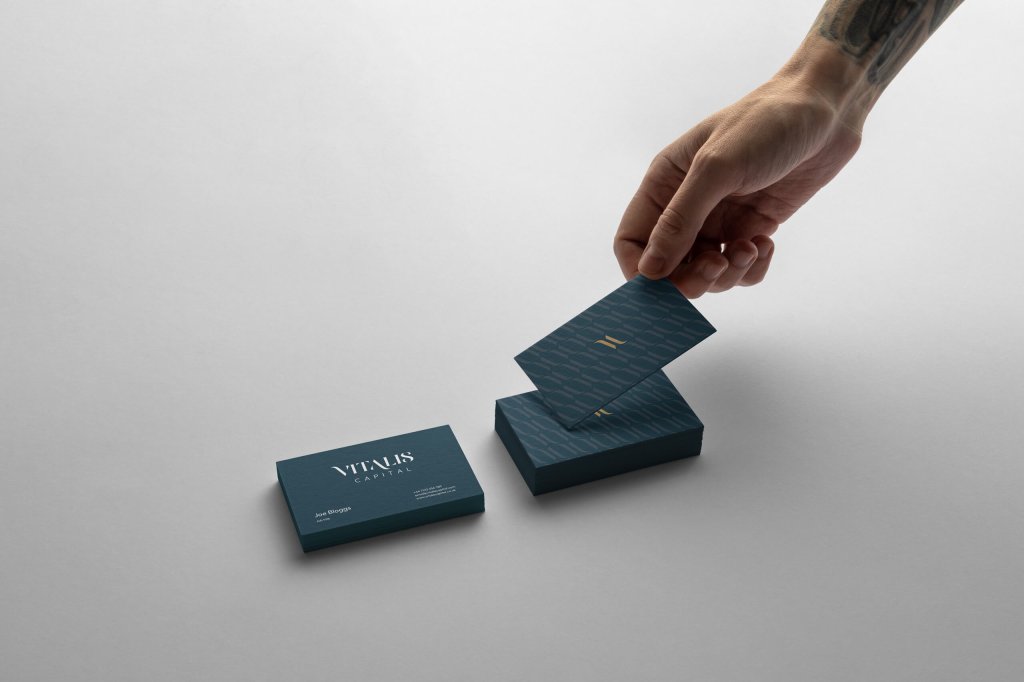 Vitalis Business Card Design.