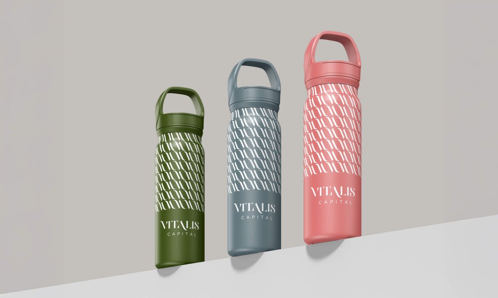 Vitalis Drink Cup Design.