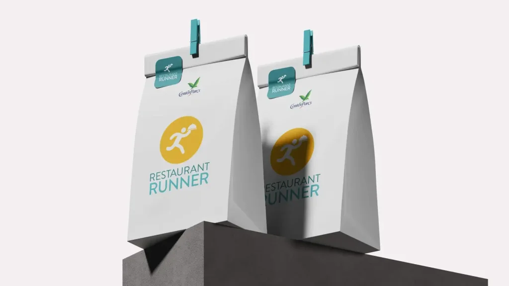 Restaurant Runner food bags.
