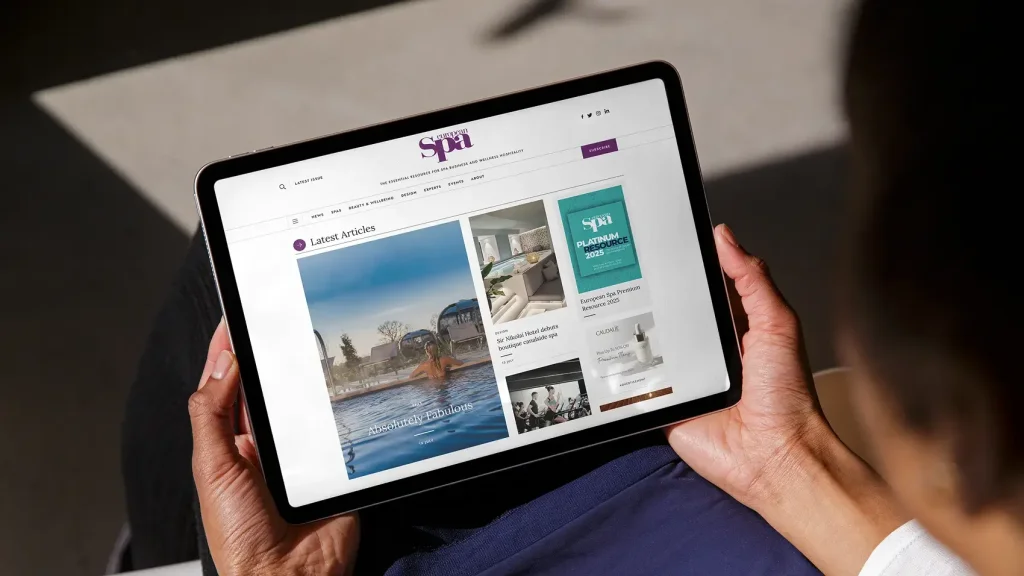European Spa Magazine Home Page.