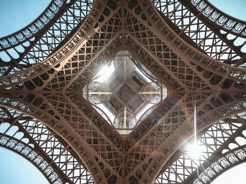 Eiffel Tower from below