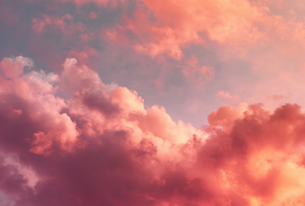 Clouds at sunset.